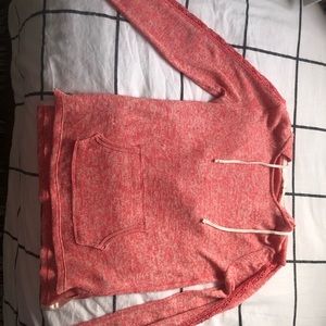 Pink hooded sweater